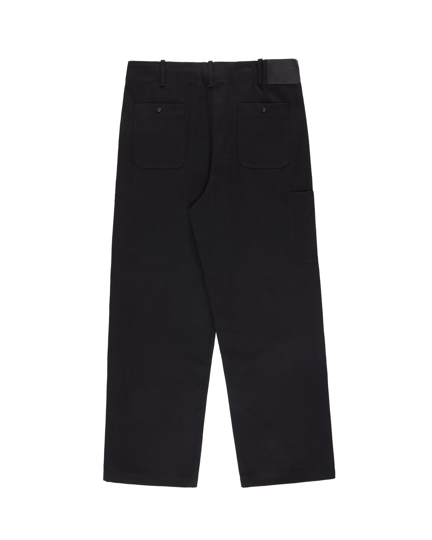 BLACK TWILL FATIGUE PANTS